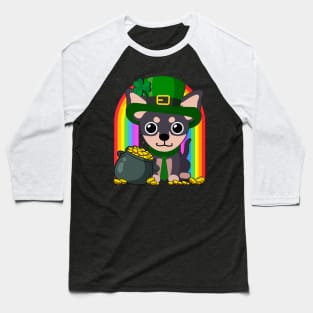 Chihuahua Rainbow Irish Clover St Patrick Day Dog Gift product Baseball T-Shirt